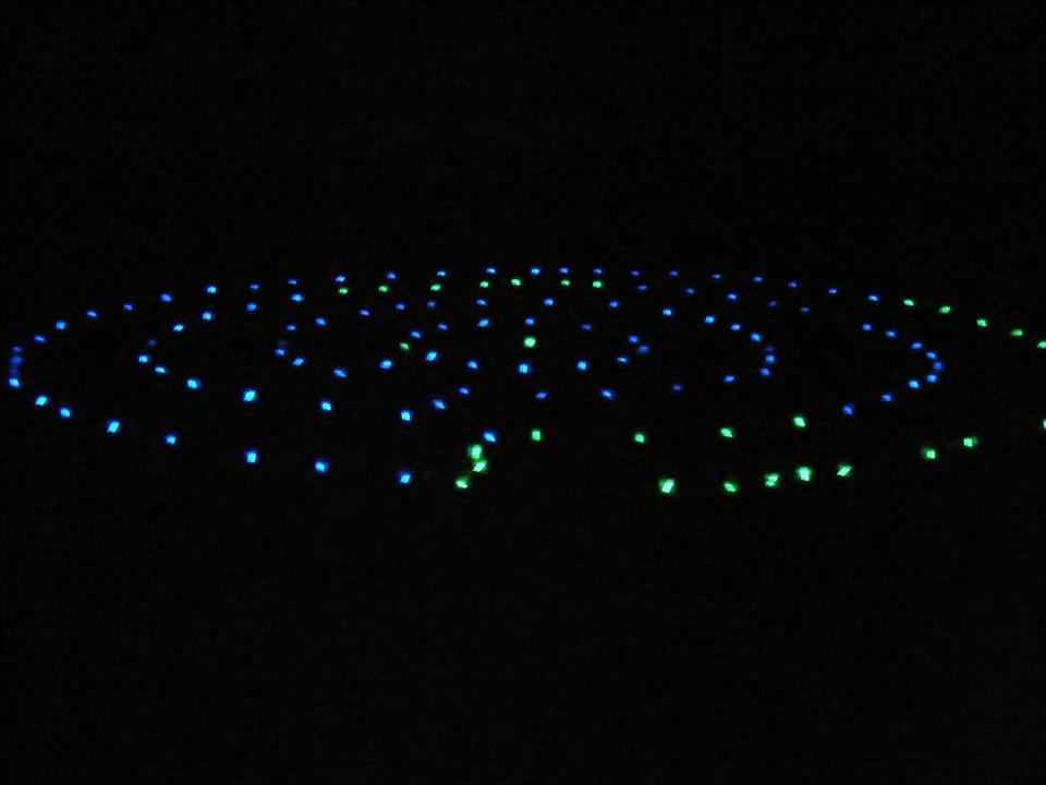 Glow stick labyrinth from Coph Nia 2012